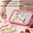 thumbnail image 4 of Ice Cream Frozen Yogurt Machine Stainless Steel Fried Ice Tray, 4 of 5