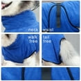 thumbnail image 4 of kladzum Dog Clothes and Costumes Blue Absorbent and Dog Clothes 365 Grams Superfine Fiber Pet Bathrobe on Clearance, 4 of 7