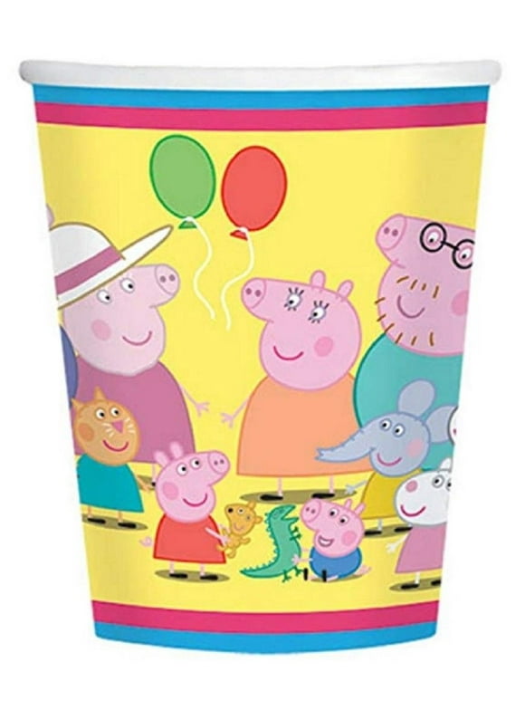 Cups - Peppa Pig - 9oz Paper - 8ct