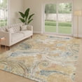 thumbnail image 6 of Addison Rugs Chantille Indoor/Outdoor Transitional Paisley Coral Machine Washable Rectangle Rug, 3' x 5', 6 of 8
