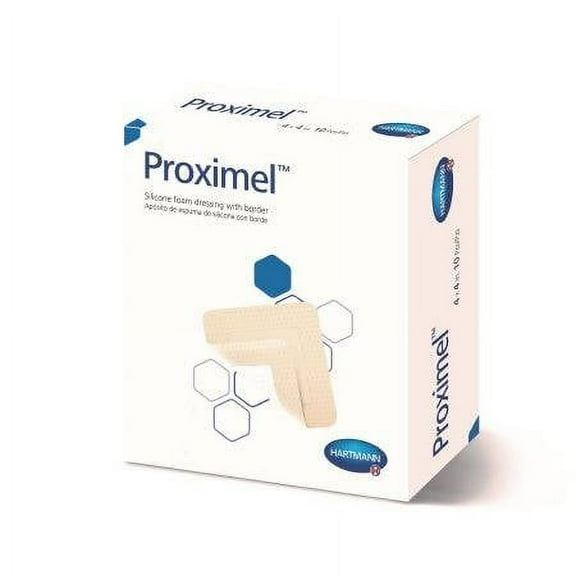 Hartmann 14500000 Proximel Silicone Foam Dressing - Dressing, Border, 4" x 12" 5/Bx