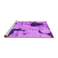 thumbnail image 2 of Ahgly Company Machine Washable Indoor Rectangle Abstract Pink Modern Area Rugs, 6' x 9', 2 of 4