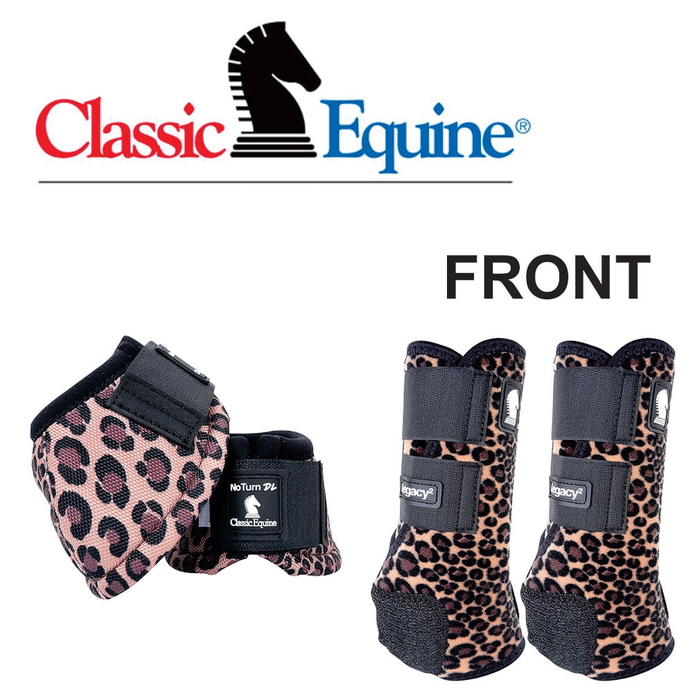 cheetah horse boots