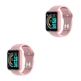 thumbnail image 1 of Seitruly Reloj inteligente de frecuencia cardíaca Control remoto de la cámara Reloj de compatible con Bluetooth 4.0 Reloj despertador Rosado 2piezas, 1 of 6