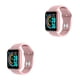 thumbnail image 3 of Matsuzay Reloj inteligente de frecuencia cardíaca Control remoto de la cámara Reloj de compatible con Bluetooth 4.0 Reloj despertador Rosado 2piezas, 3 of 6