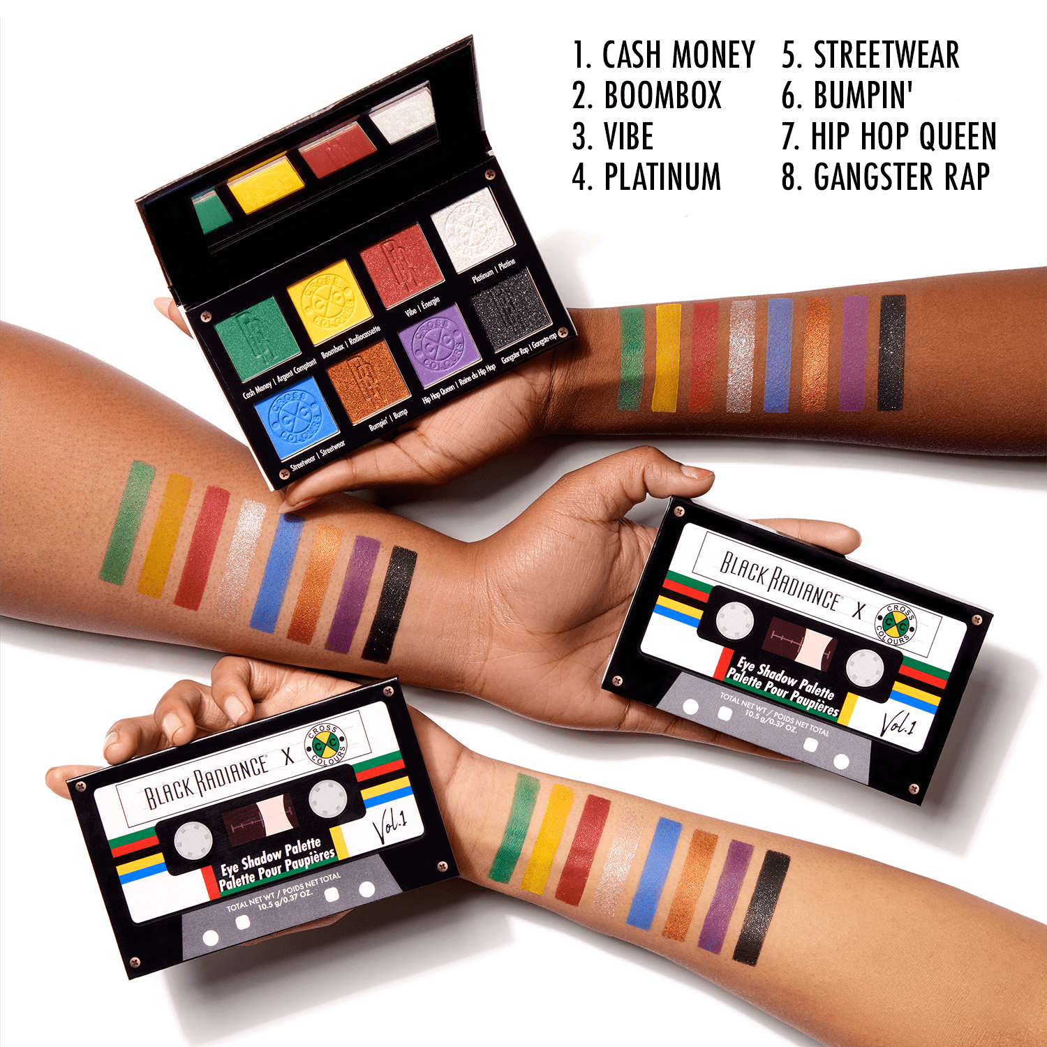 Black Radiance Cross Colours Playlist Eye Shadow Palette - Volume 1