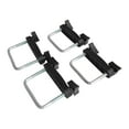 thumbnail image 1 of koolsoo Roof Box U Bolt Clamp Metal Replacement Rooftop Cargo Carrier Rack Bolt Clip 6cm 4pcs, 1 of 9