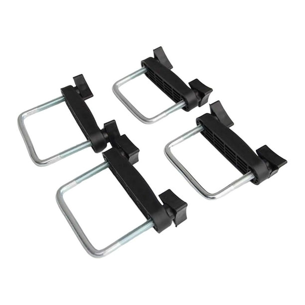 Abrazadera de perno en U para cofre de techo, accesorio para coche, repuesto práctico y fácil de instalar. 6 cm 4 unidades