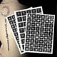thumbnail image 3 of Semi permanent Small Tattoo Stencil Airbrush Temporary Templates, 3 of 5