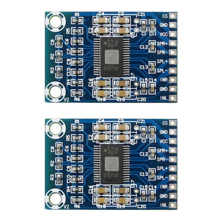 2X TPA3116D2 Mini Digital Power Audio Stereo Amplifier Board, Dual Channel 50W Class D DC 12-24V