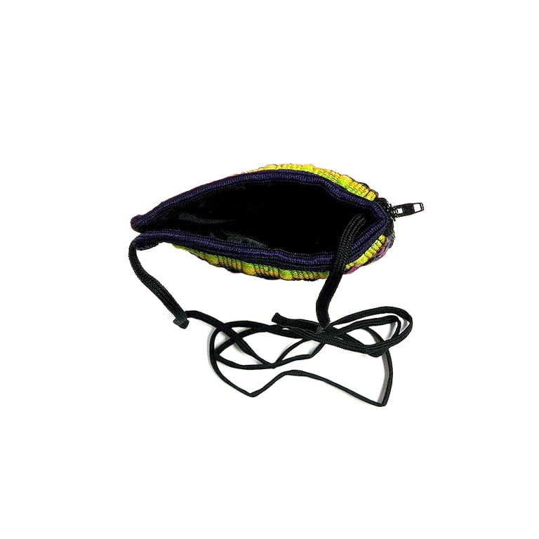 Handmade Woven Cotton Eyeglasses Pouch with Strap Woven Glasses Case|Reading Glasses Box|Small Eyeglasses  main image 2