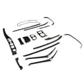 thumbnail image 4 of Car Interior Decor Kits, Carbon Fiber Durable Interior Decor Frame Cover Clear Texture Light Weight Ultraviolet   for Car, 4 of 8