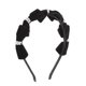 thumbnail image 1 of Accesorios para el cabello de mujer, diadema de 1 pieza con lazo de perlas aterciopeladas en negro, 1 of 5