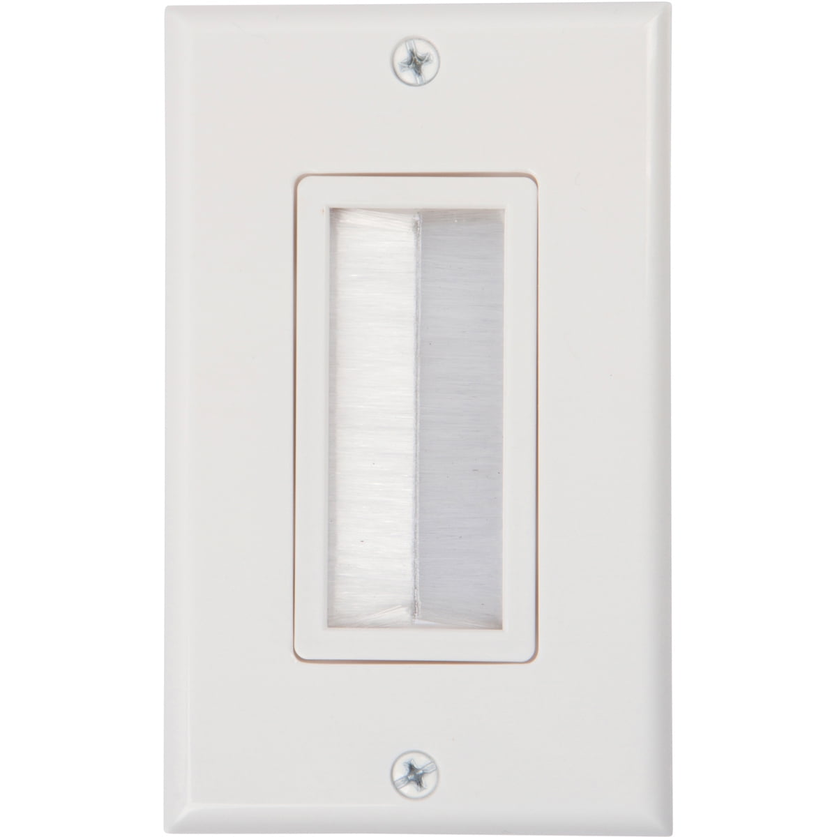 Buyer's Point Brush Wall Plate (White)