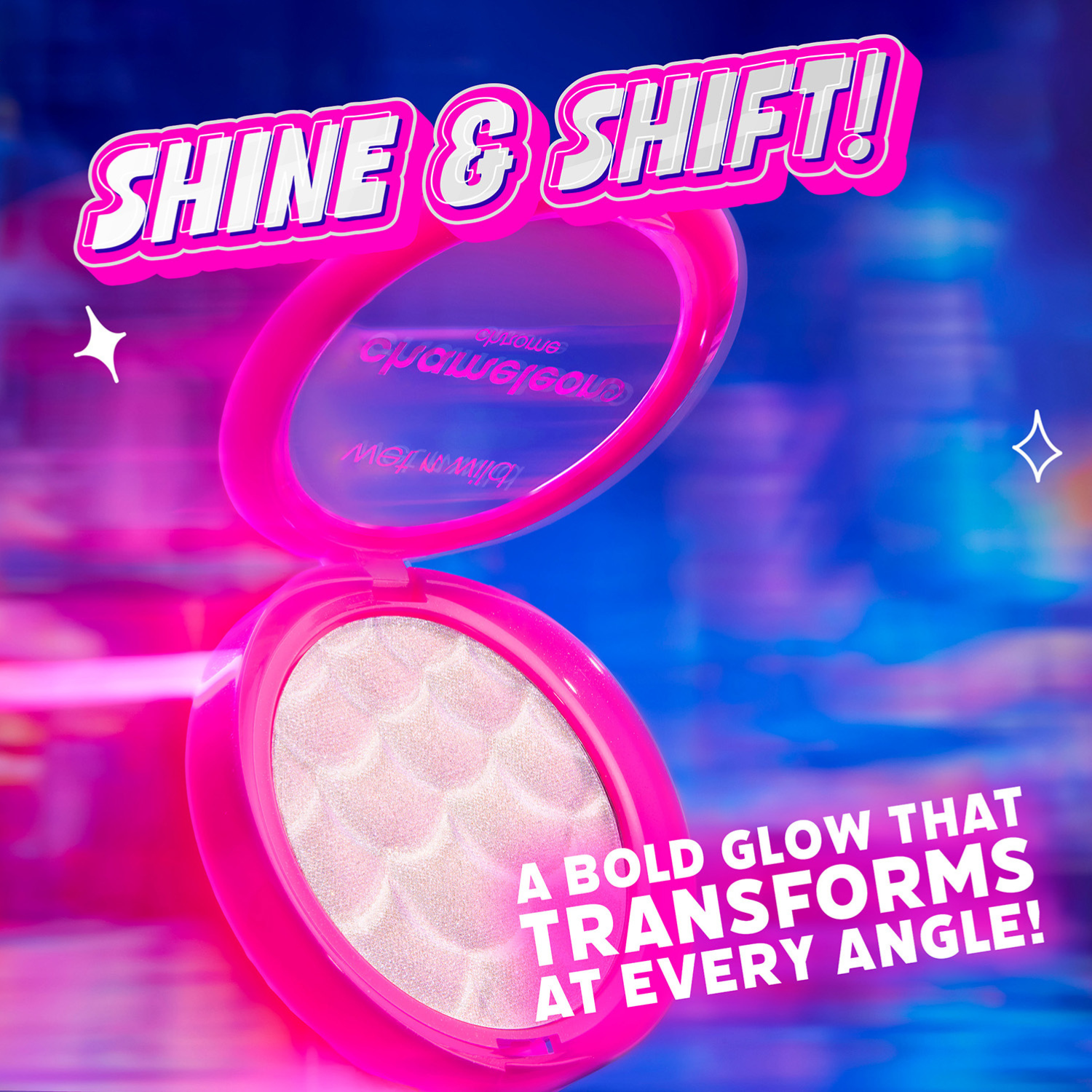 Wet n Wild Chameleon Chrome Highlighter, Aurora Glaze, 0.15 oz