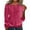 Hot Pink, variant on Women's Classic Cable Knit Cardigan Sweater Soft, Warm, Button-Down, Long Sleeve, Casual Wear, Red, All Sizes