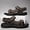 Light Brown-1, variant on 2026 New Men's Casual Sandals, Geometric Pattern, Breathable Fabric Upper & Inner, Round Toe, TPR Sole, Hook,All-Season Comfortable Outdoor Hiking Shoes, High-Quality Non-Slip Sole, Durable Large Siz