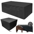 thumbnail image 1 of Garden Heavy Duty Waterproof Patio Furniture Outdoor Large Rattan Table Cover 12, 1 of 5