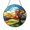 Acrylic 3.5 Inch, variant on Colorful Rainbow Stained Glass Style Suncatcher Window Hanging, Bright Multicolor Window Ornament With Rainbow Spectrum Design