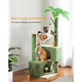 thumbnail image 2 of Árbol para Gatos PURRPURCAT Verde 114 cm con 2 Condos, Hamaca y Juguetes, 2 of 6