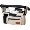 thumbnail image 1 of Momcozy Organizador para Cochecito con 2 Portavasos Aislantes, Múltiples Bolsillos, Base Desmontable y Correa de Hombro, Ajustable para Múltiples Marcas, Caqui, 1 of 7