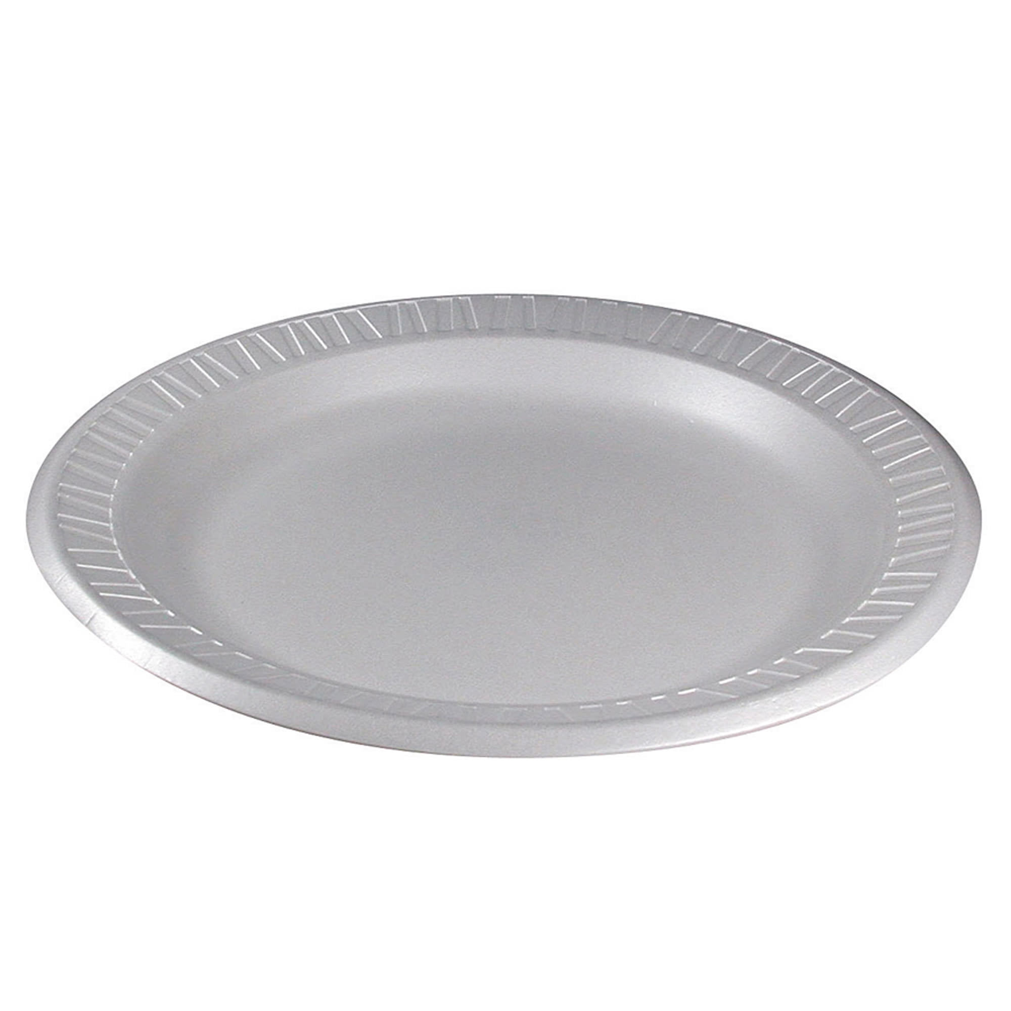 Dart® Laminated Foam Plates, 9' Diameter, White, Pack Of 125