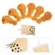 thumbnail image 3 of KAKOWELY 7 pinzas para el pelo con forma de muslo de pollo frito falso, pinzas para el pelo con forma de té con leche, accesorios de fotografía para niñas y mujeres, pinzas para el pelo bonitas., 3 of 5