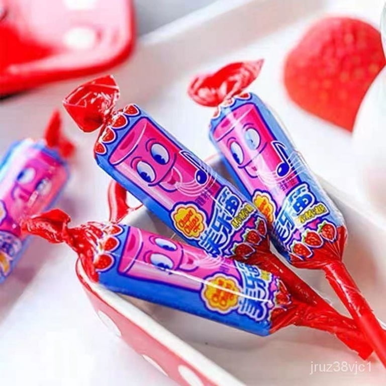 Chupa Chups Melody Pops Strawberry 12G (Pack of 10) - Walmart.com