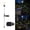 Black G, variant on AuroraX Hot Air Balloon Solar Lantern with Flickering Flame Lights Hanging Solar Lights Waterproof Outdoor Summerween Decor