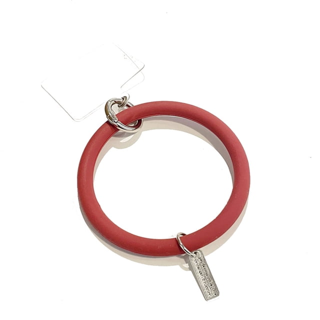 Seitruly Cadena para teléfono móvil para hombres y mujeres, resistente al agua, Color sólido, Universal, Flexible, anillo antipérdida, cordón de Teléfono y Comunicación Rojo