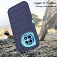 thumbnail image 7 of Asuwish Compatible with OnePlus 12R 5G/Ace 3 2024 Phone Case Hybrid Rugged Shockproof Hard Protective Drop Proof Full Body Heavy Duty Mobile Cell Cover for One+ 12 R R12 Ace3 1+12R Women Men Blue, 7 of 7