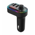 thumbnail image 1 of Car Mp3 Player Tipo-C Cargador De Vehículo Atmósfera Lámpara Con 2 Puertos Usb Tratamiento De Reducción De Ruido 5 Transmisor Fm Auto 3.1A 5V Vogacara VI004660-00, 1 of 6