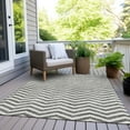 thumbnail image 6 of Addison Rugs Chantille Indoor/Outdoor Transitional Chevron Gray Washable Rectangle Rug, 9' x 12', 6 of 6