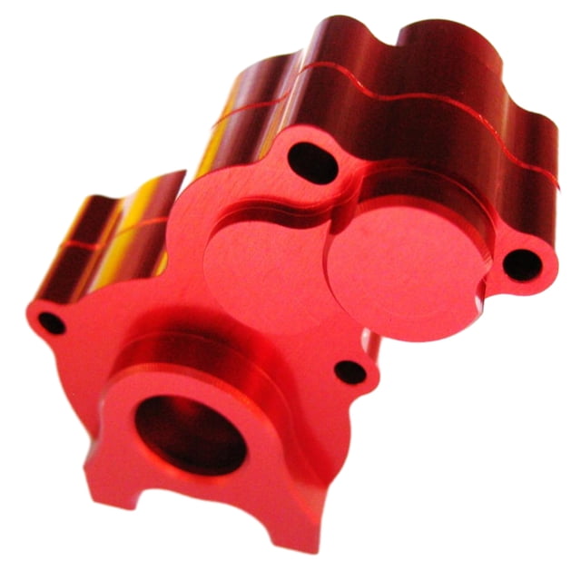 Carcasa de caja de cambios completa CNC de aleación de aluminio Bewildely HSP 94180 1/10 Rojo