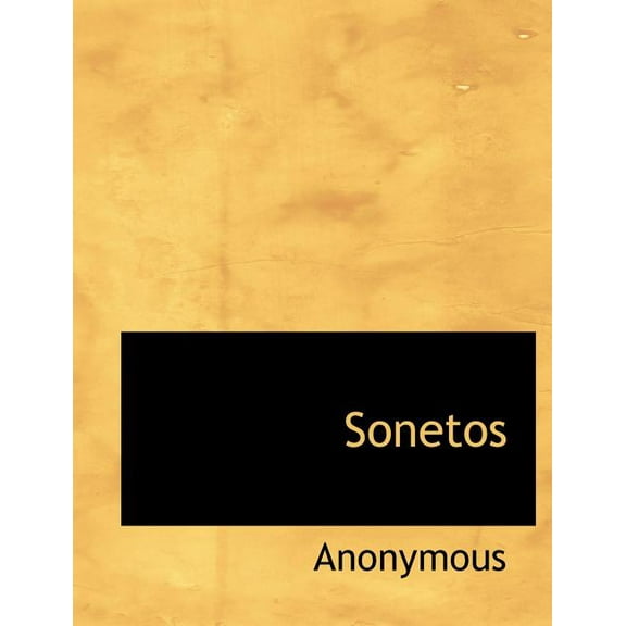 Sonetos (Paperback)