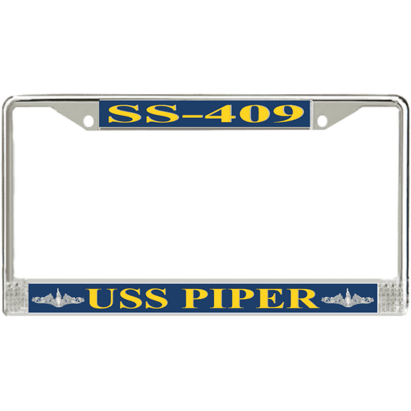 USS Piper SS-409 License Plate Frame