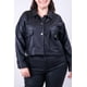 thumbnail image 4 of Chamarra de piel sintética Roman Fashion Tallas Extras 115 Negro 42, 4 of 6