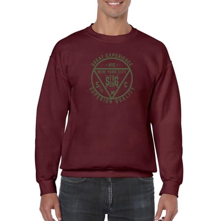 Great Experience New York City Sweatshirt Men -Image by Shutterstock Male Small