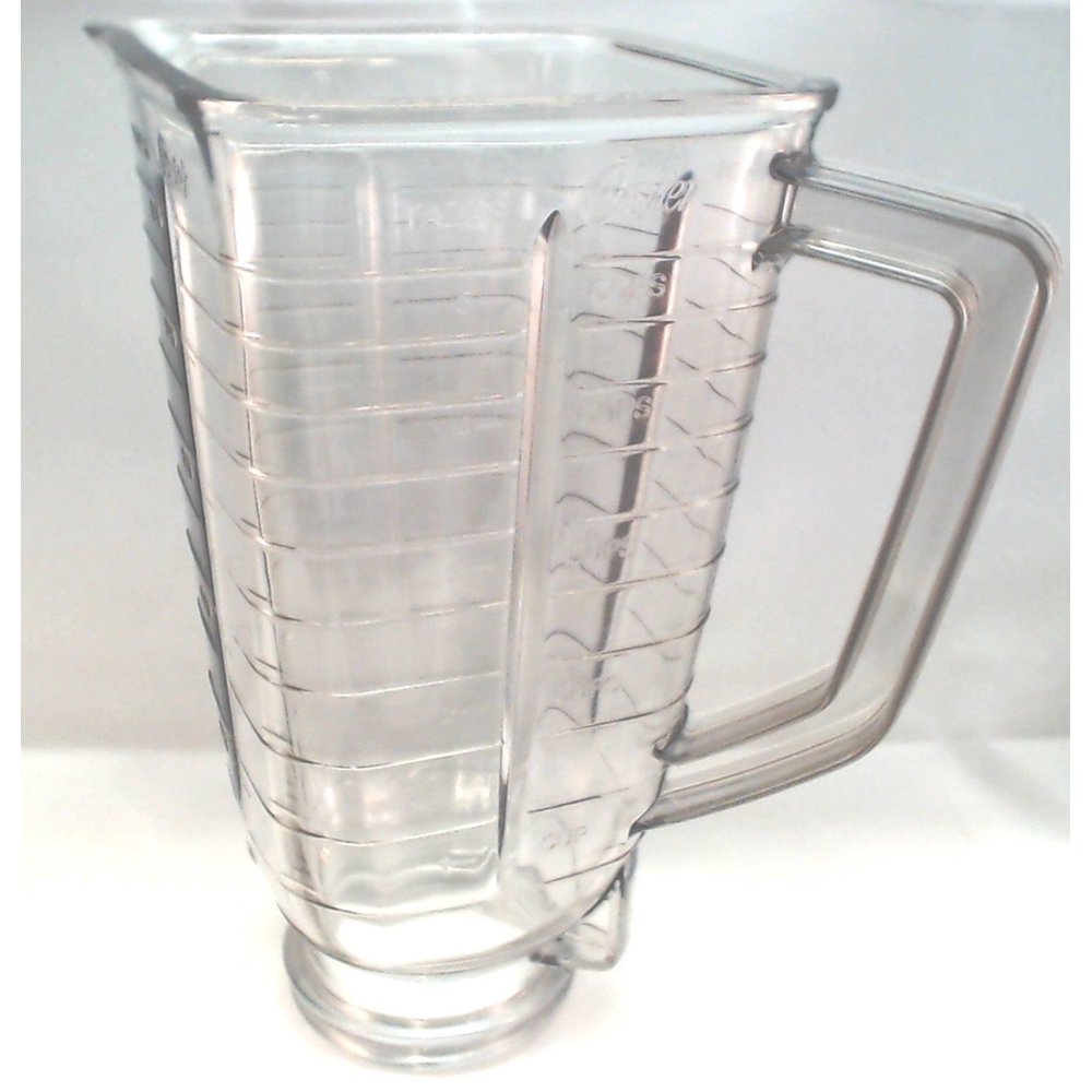 Genuine Sunbeam / Oster Blender Jar, Square Top Plastic, 027472000089