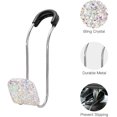 thumbnail image 2 of Bling - Ganchos para reposacabezas de coche, accesorios de coche, con diamantes de imitación, universal, para asiento trasero, reposacabezas, organizador de metal, soporte para vehículo para bolso, ropa, comestibles, 2 unidades (AB) Sincero Electrónica, 2 of 5