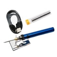 thumbnail image 3 of figatia USB Soldering Iron Kit Heat Resistant Premium Portable for Outdoor Blue, 3 of 7