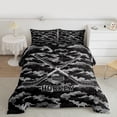 thumbnail image 2 of Homewish Sport Ice Hockey 3 Pieces Queen Comforter Set for Kids Children Teens,Abstract Camouflage Ultra Soft Bedding Sets,Ball Gamer Bedding Comforter Set,Super Cozy Room Decor,Reversible, 2 of 8