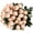 Light Pink, variant on 3 Bunches Artificial Flowers Silk Roses Buds Realistic Bouquet Arrangement for Decoration Wedding Party Centerpieces (Light Pink)