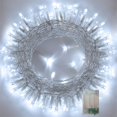 thumbnail image 2 of Guirnalda de luces LED para exteriores de 1/2/4/10 m, luces decorativas navideñas a batería, para fiestas, bodas, jardines, decoración navideña, 2 of 4