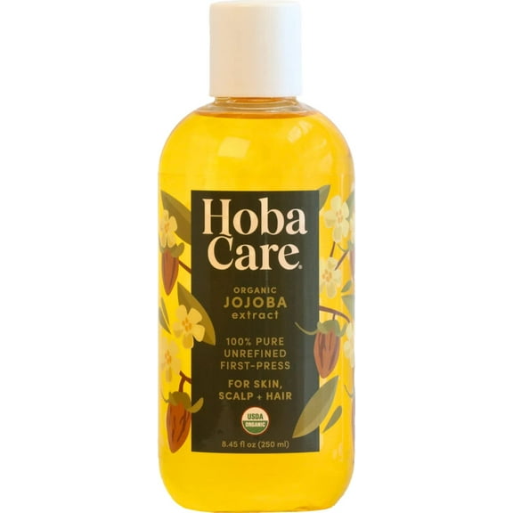 Organic Jojoba Oil by Hobacare (8oz )