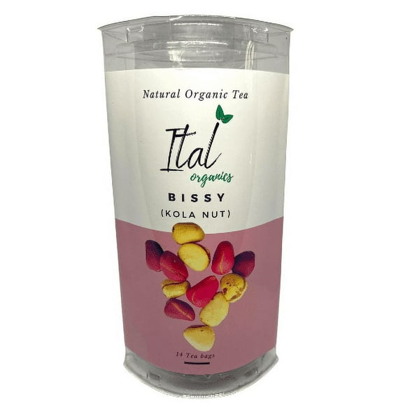 Ital Organics 100% Organic Bissy Detox (Kola Nut) Tea, 14 Tea Bags