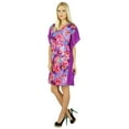 thumbnail image 3 of Bimba Women Polyester Kaftan Beach Cover Up Short Floral Caftan, 3 of 5