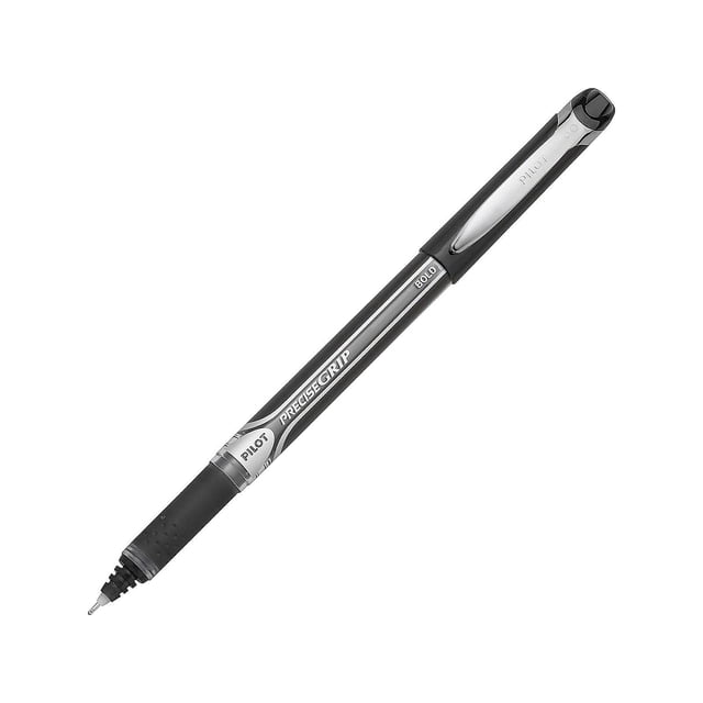 Bolígrafo PILOT Precise Grip de tinta líquida, punta gruesa, negro, paquete de 12