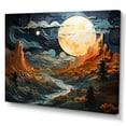 thumbnail image 2 of Designart "Jupiter s Jewel Earth in the Galaxy II" Earth Wall Art Living Room, 2 of 5