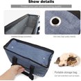 thumbnail image 5 of Bolsa de transporte transpirable y plegable para perros, bolsa de transporte portátil para gatos con correas para hombros, carrete sellado para vehículos de transporte para mascotas con persianas m Zefei Wu 9024735025269, 5 of 5